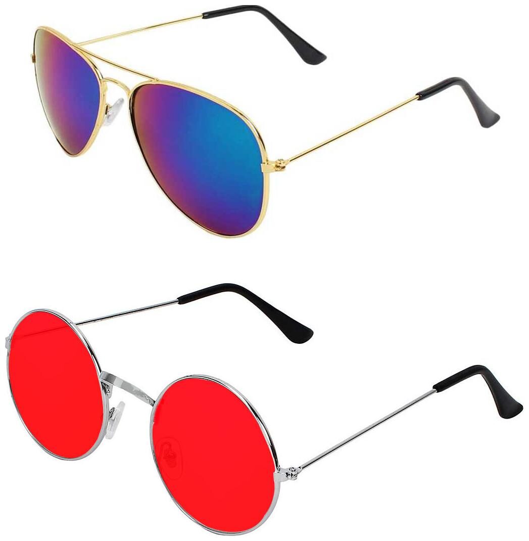 

ROYALMEDE Unisex Round Sunglasses