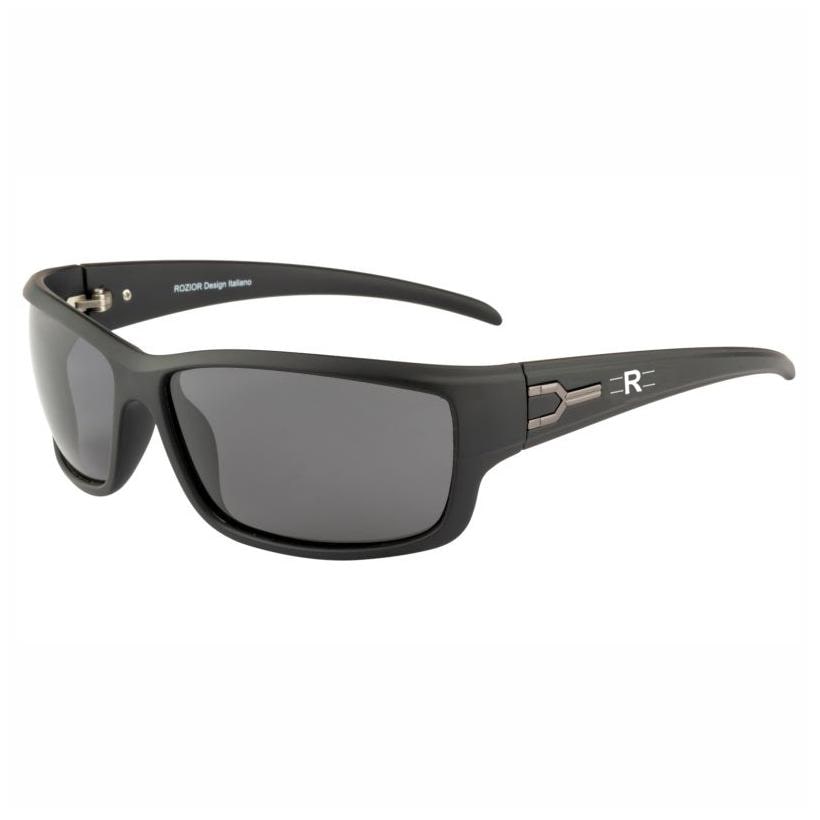 

Rozior Black Men Women Poarized Sunglass with UV Protection Black Lens with Black Frame MODEL RWPP503C1