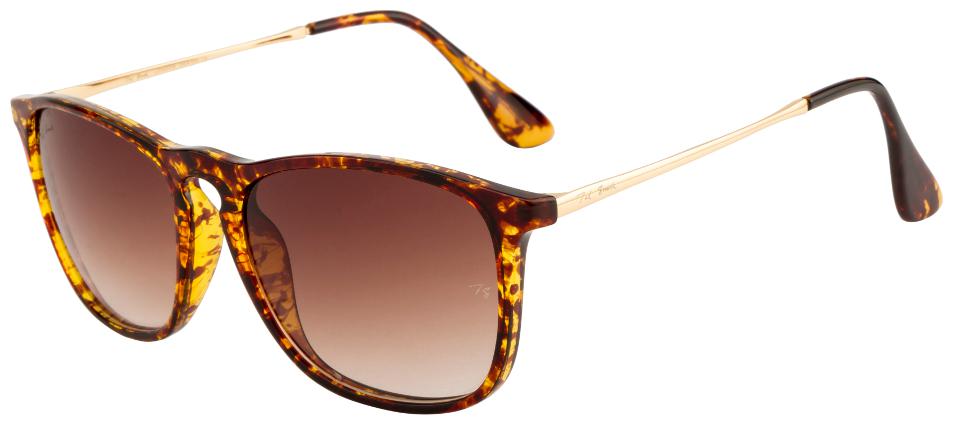 

Ted Smith Unisex Square Sunglasses (TS4187-DEMI)Size- 58 mm