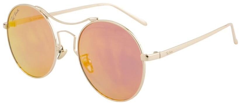 

Ted Smith Unisex Round Sunglass (TS-8056 GLDRED)Size-55-22-145