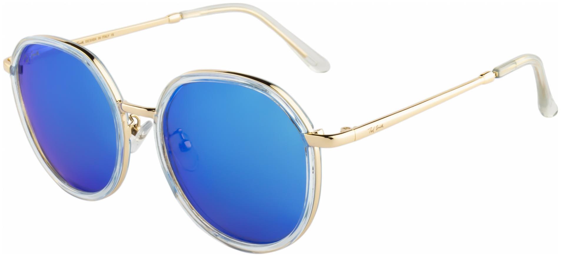 

TED SMITH UNISEX ROUND SUNGLASSES (TS-P0935 BLU)SIZE-55-17-138