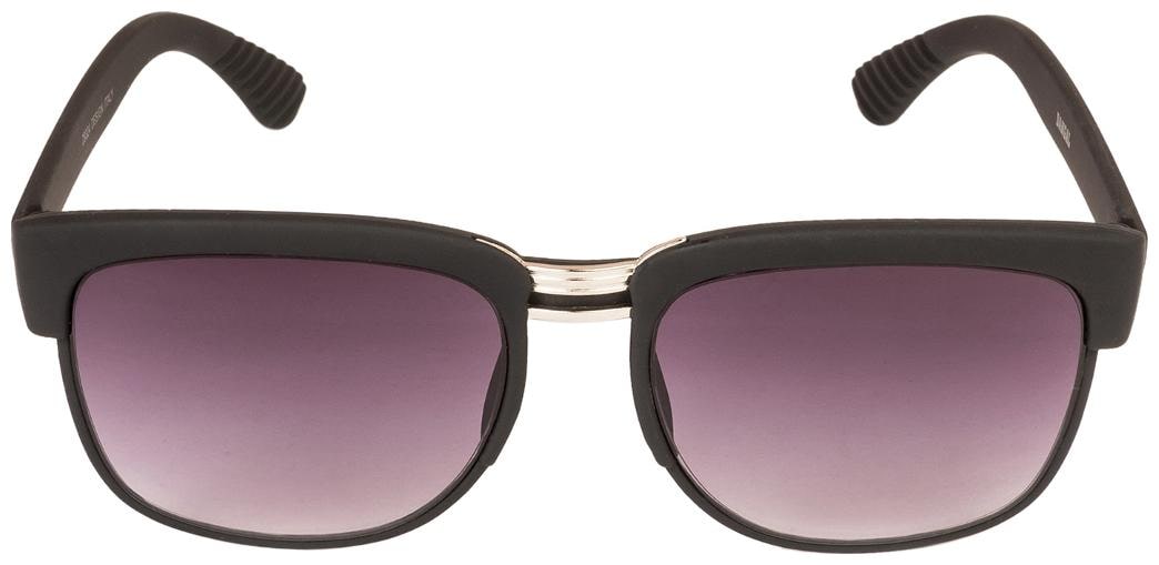 

Vespl Dual Shade Wayfarer Uv Protected Black Frame Purple Glass Stylish Sunglasses V-2122