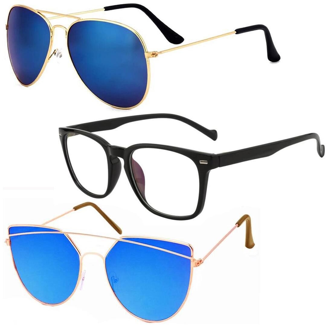 

Vitoria Stylish Sunglasses With Box For Men Women Boys Girls (Pack Of 3)