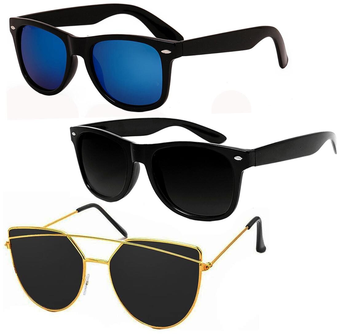

Vitoria Stylish Sunglasses With Box For Men Women Boys Girls (Pack Of 3)
