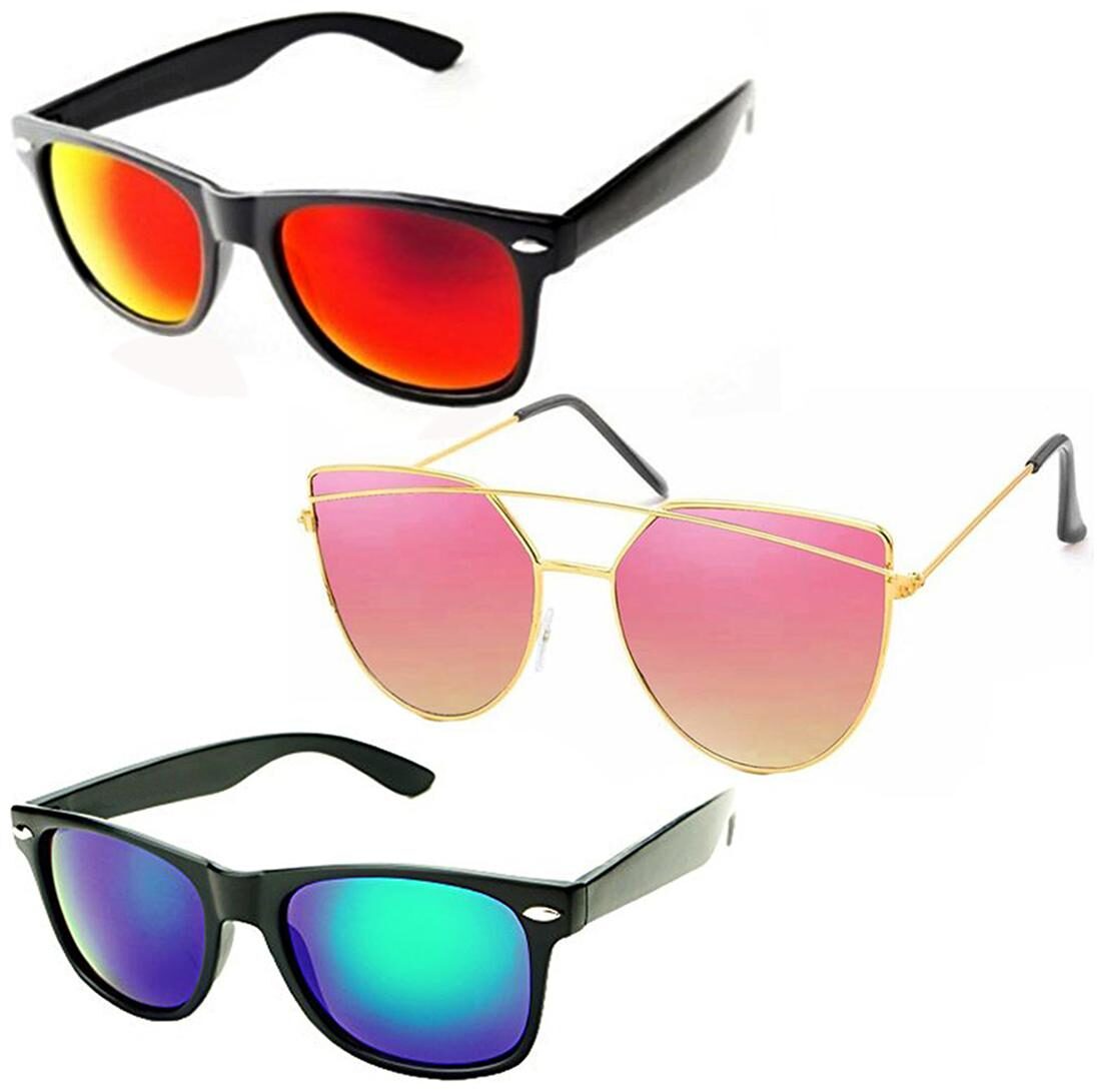 

Vitoria Stylish Sunglasses With Box For Men Women Boys Girls (Pack Of 3)
