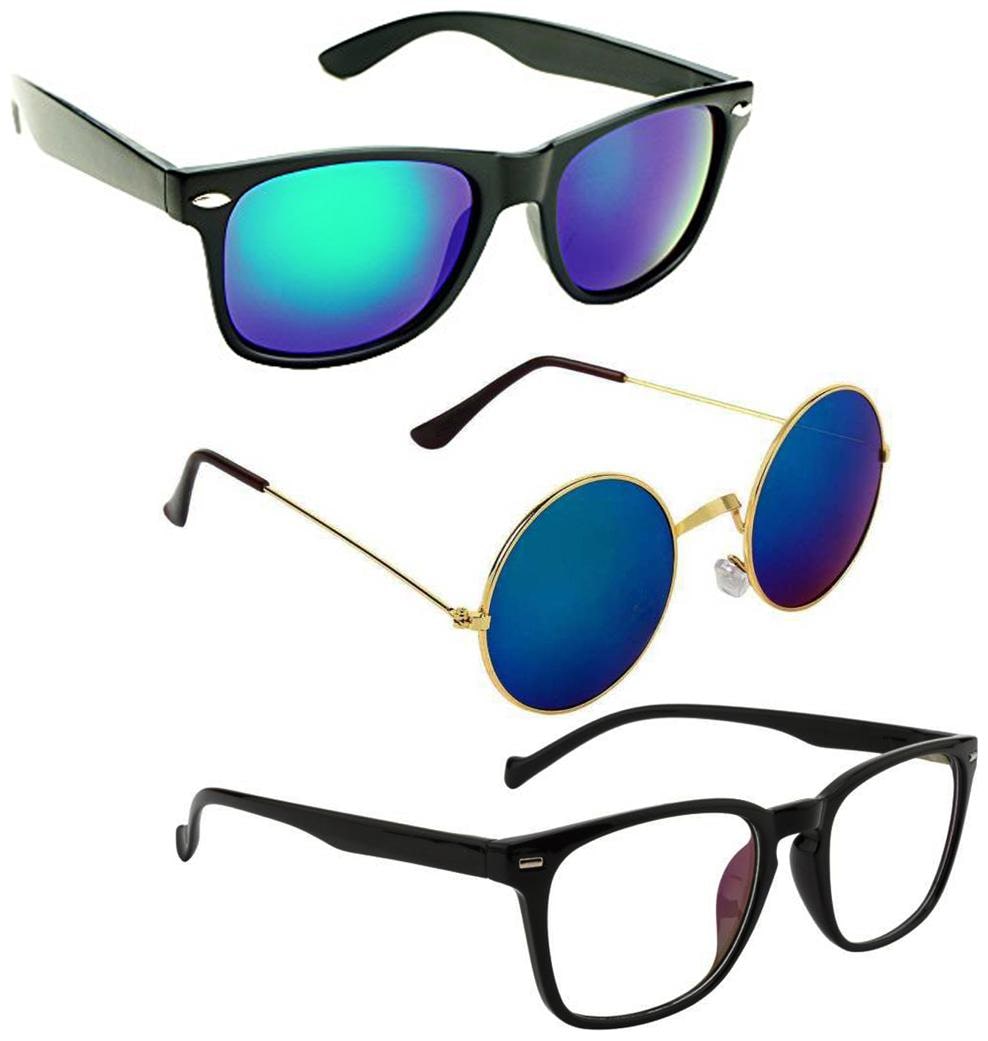 

Vitoria Stylish Fashionable Sunglasses With Box For Men Boys (Pack Of 3)