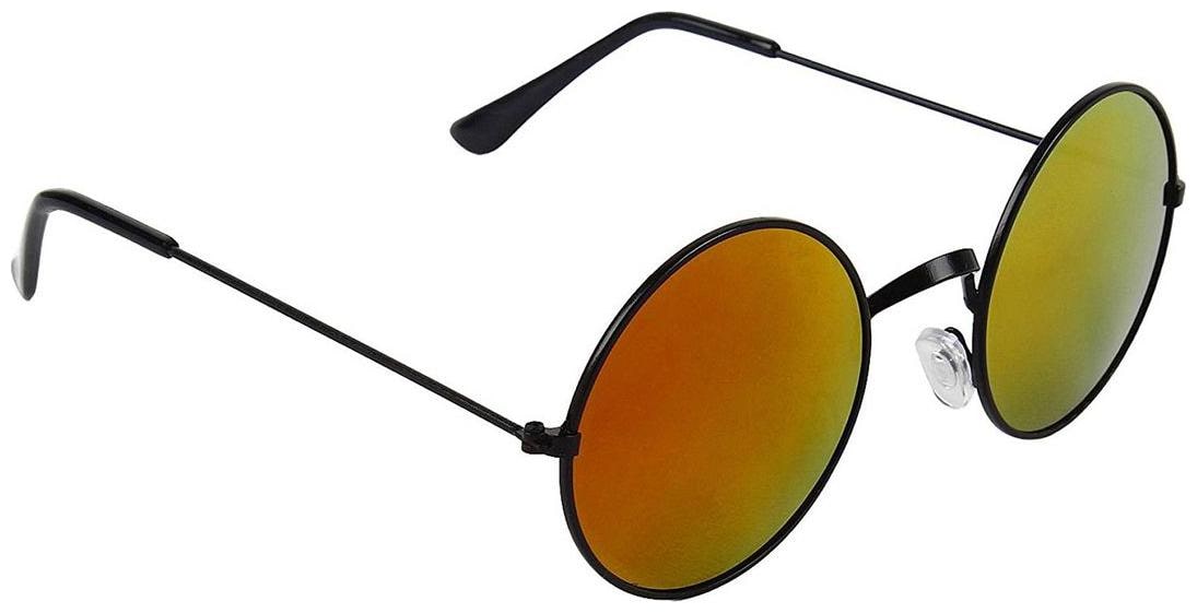 

Yellow Lens Black Frame Round Sunglasses