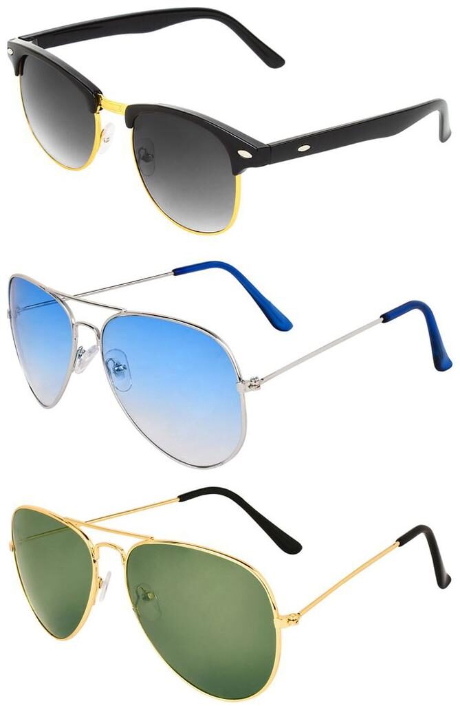 

Zyaden Men Aviators Sunglasses
