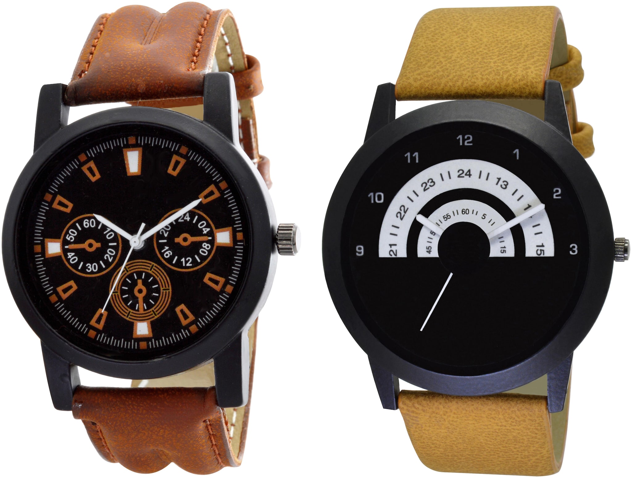 

Acnos Best Premium Quality Analog Combo Watches For Men And Boys Pack Of - 2 Om-05-30
