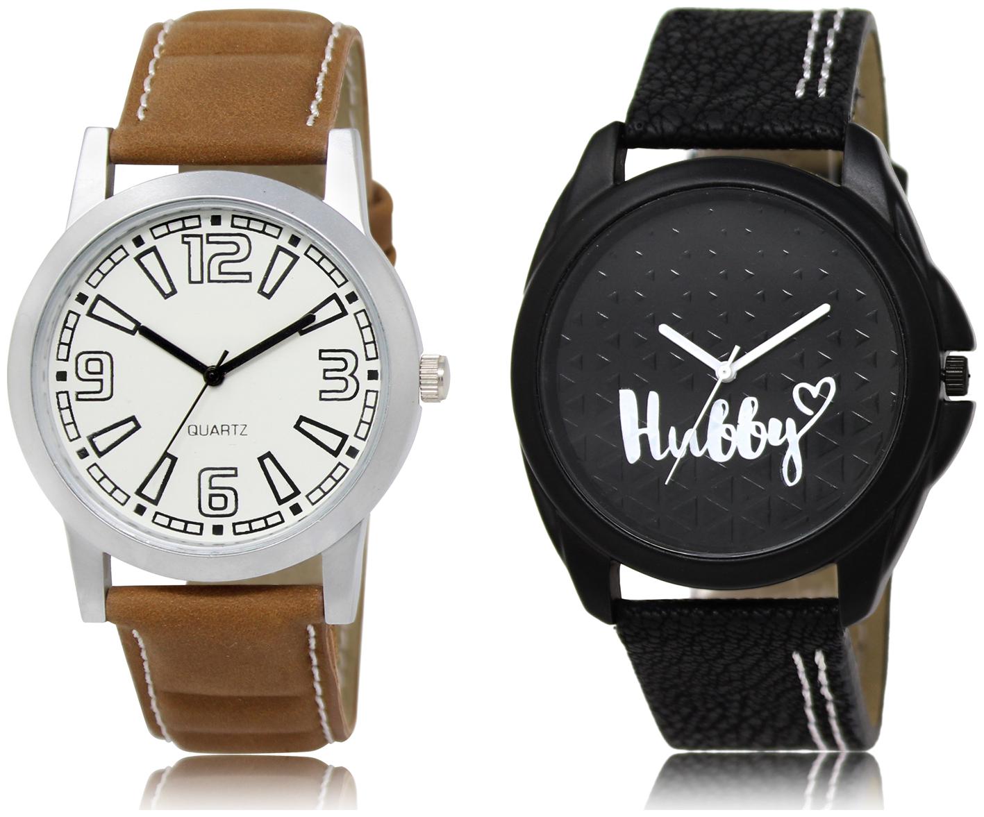 

ACNOS MOST DESIRABLE ATTRACTIVE LATEST ANALOG WATCHES COMBO FOR HANDSOME-GOOD LOOKING MEN PACK OF - 2 LR15LR31