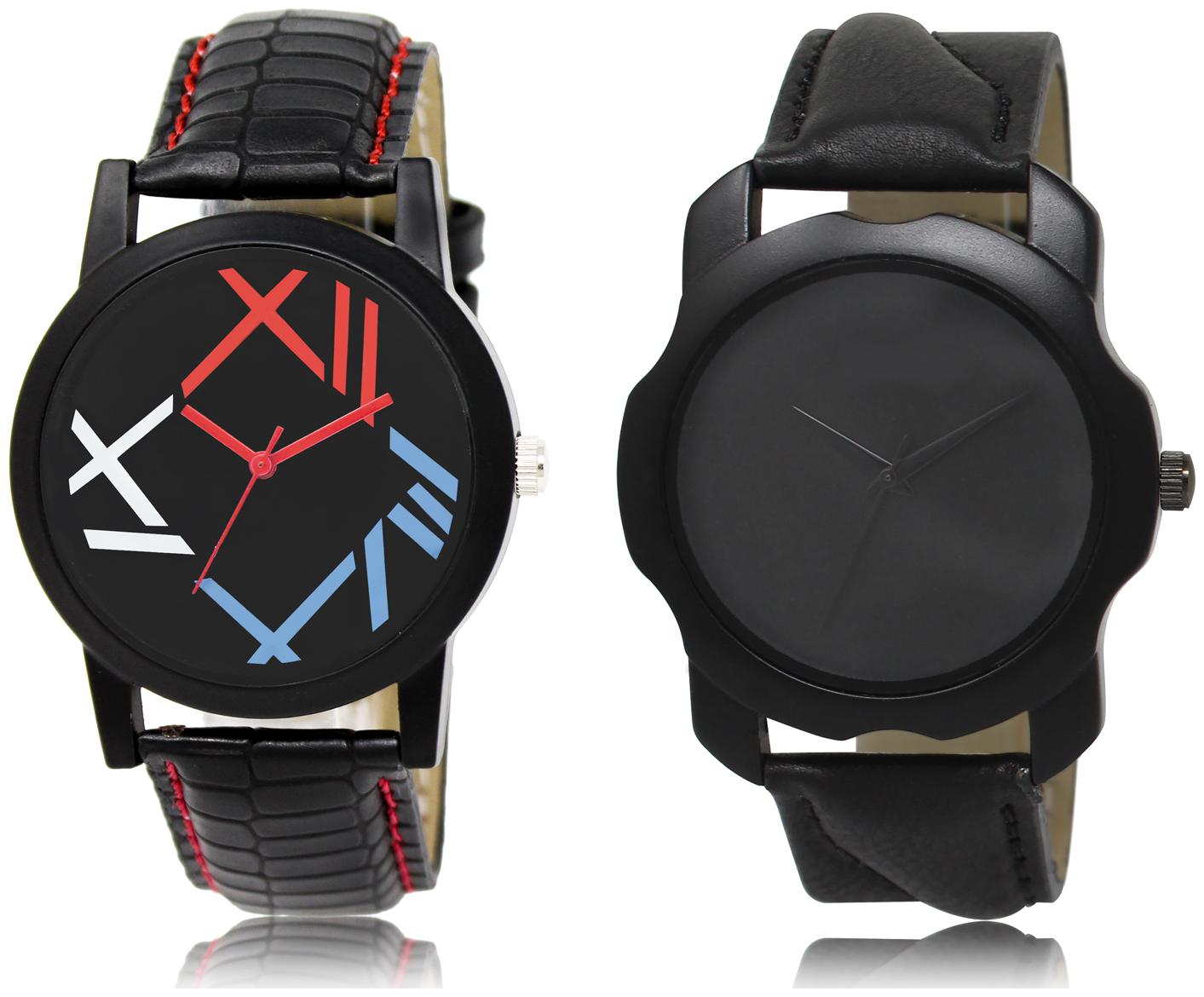 

ACNOS MOST DESIRABLE ATTRACTIVE LATEST ANALOG WATCHES COMBO FOR HANDSOME-GOOD LOOKING MEN PACK OF - 2 LR12LR22