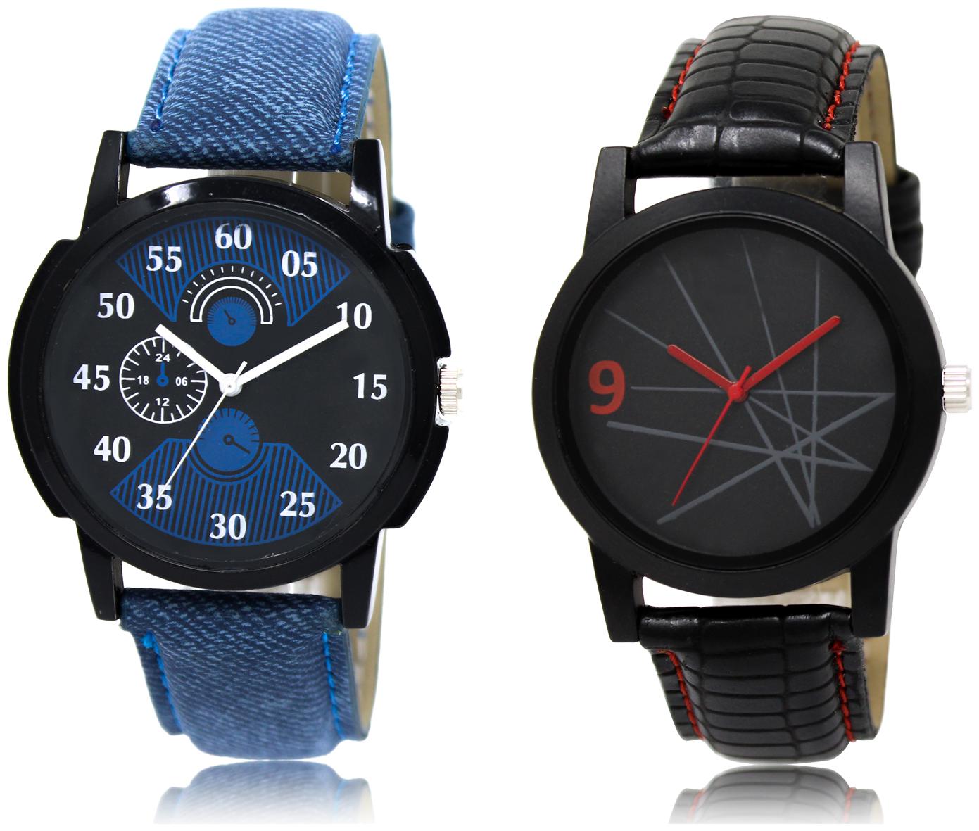 

Acnos Slim Line Leather Belt Most Likely Super Quality Premium Analog Watch Combo For Men ( AC02-08)