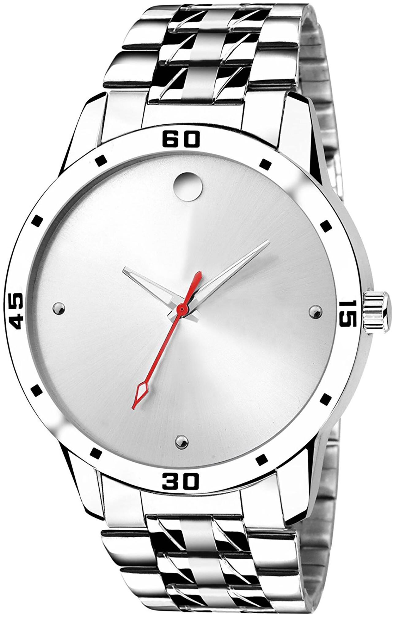 

Acnos Uniqe Designer World s Best Quality In Lowest Price Silver Dial Silver Steel Analog Watch For Men Pack Of - 1 (Fx466)