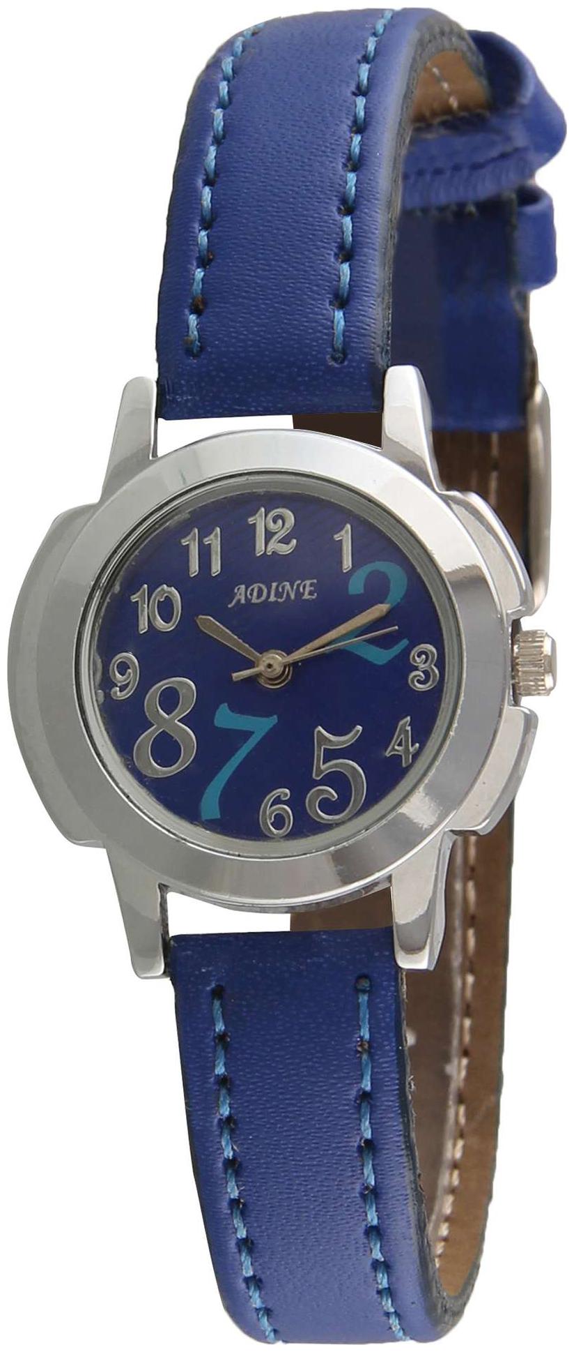 Adine blue dial analog watch for women by R S