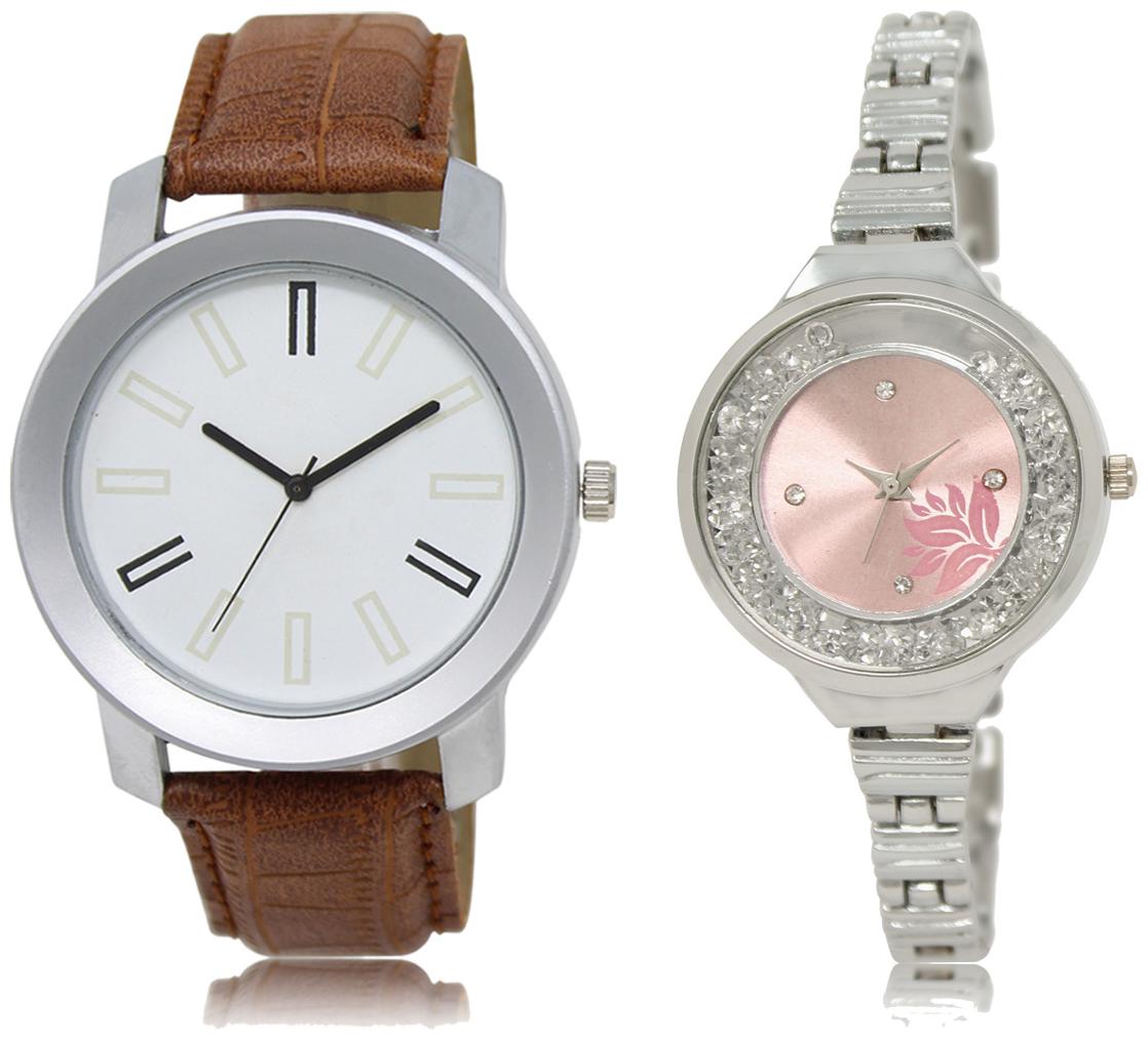 

ADK AD-02-LK-226 White Pink Dial Special Watches for Couple