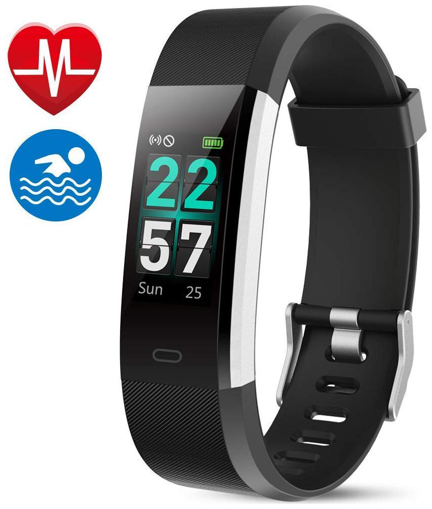 

AFRODIVE Fitness Smart Band Id-115 (Black Strap Size 20mm)