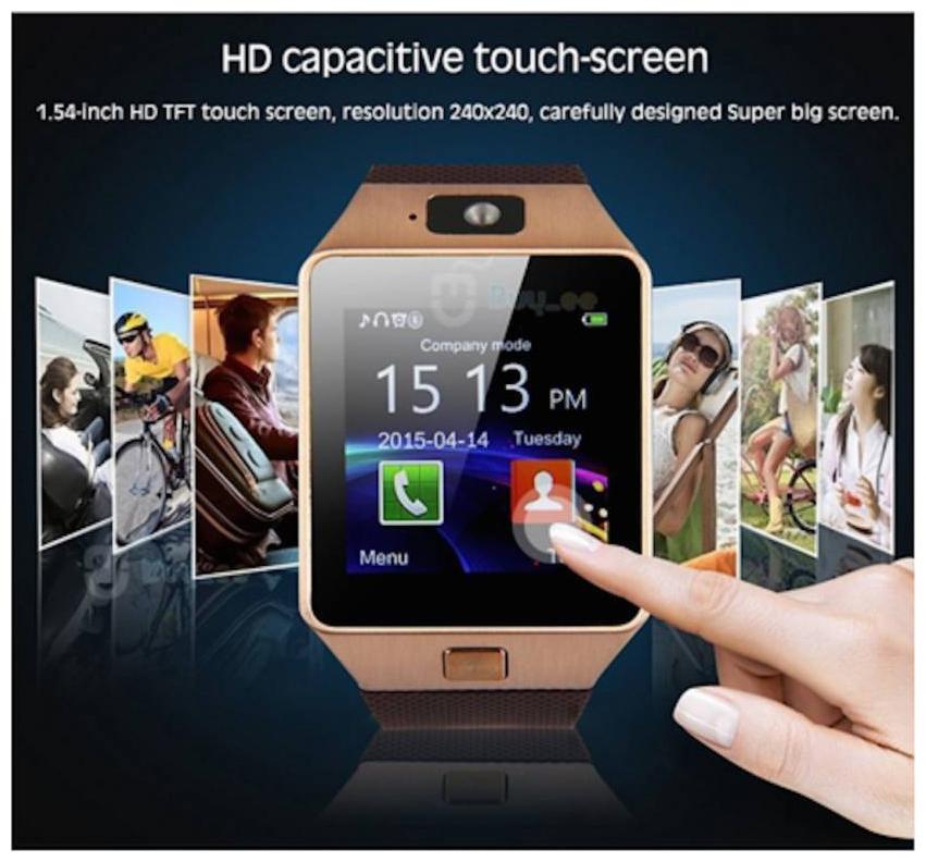 

AfroDive Gold Rubber Men Smart Watch