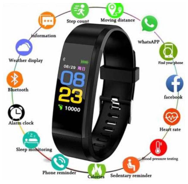 

AFRODIVE ID 115 Smart Bracelet Fitband With Heart Rate Monitor OLED Display Waterproof Sports Health Activity Fitness Tracker