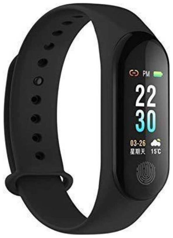 

AFRODIVE M3 Band Activity Tracker Blood PressureHeart Rate Water Proof Band Fitness Band (Black)