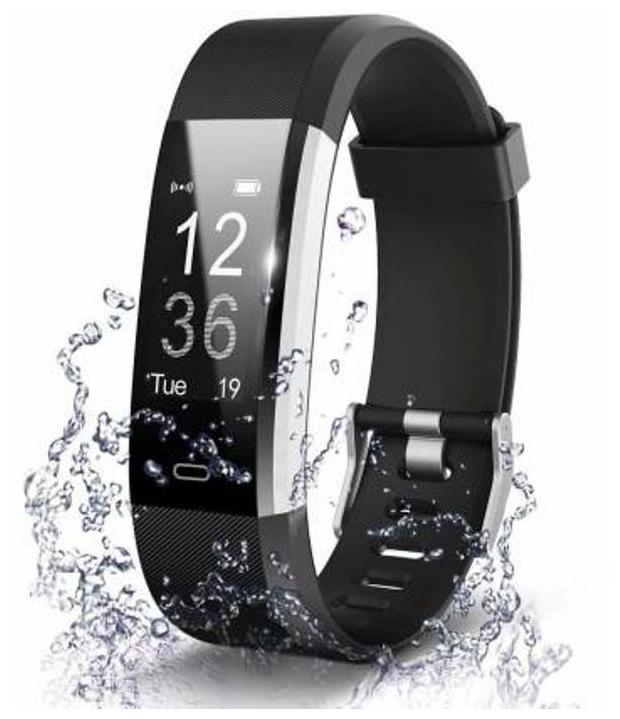 

AFRODIVE Smart Band ID115 Bluetooth Pedometer Fitness Tracker Smart Watch for Android IOS