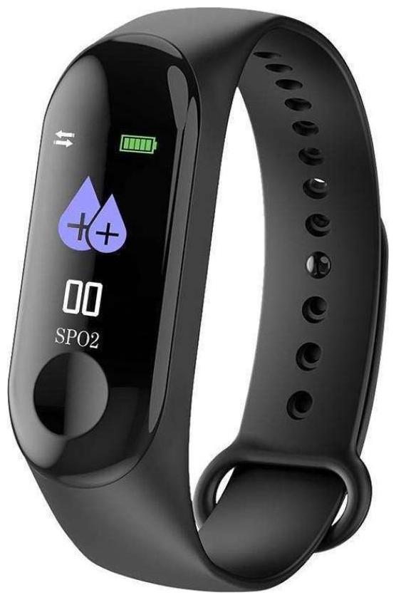 

AfroDiveM3 Fitness Band Mi 3 Band Smart Fitness Band Smart Watch Bluetooth Android Ios Resistance Band (Black Pack of 1)