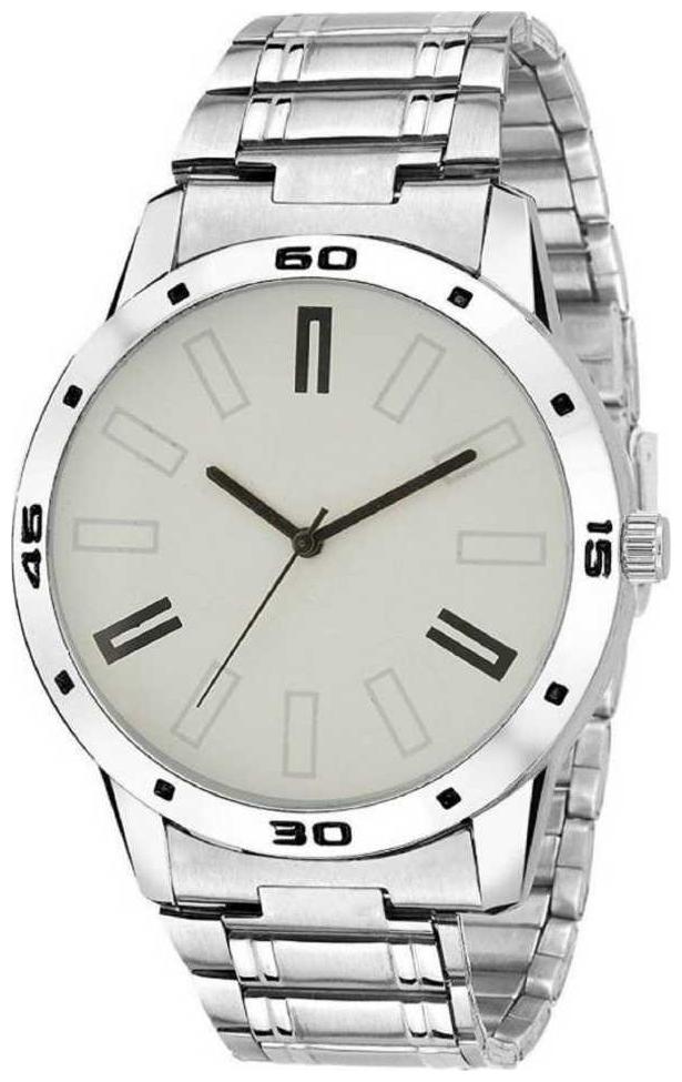

AJ Stylish New Arrival White Dial Premium Steel Belt For Men