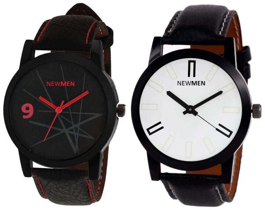 

AJ Stylish spider and fs white dial for men