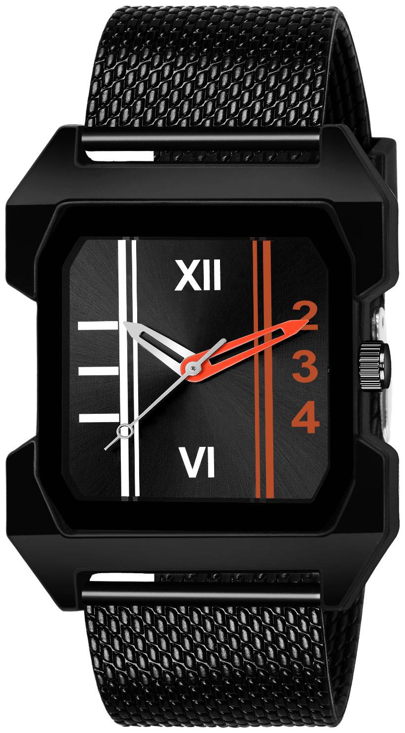 

Ak Men 479 Pu Belt New Arrival Square Dial Analog Quartz Watch For Men