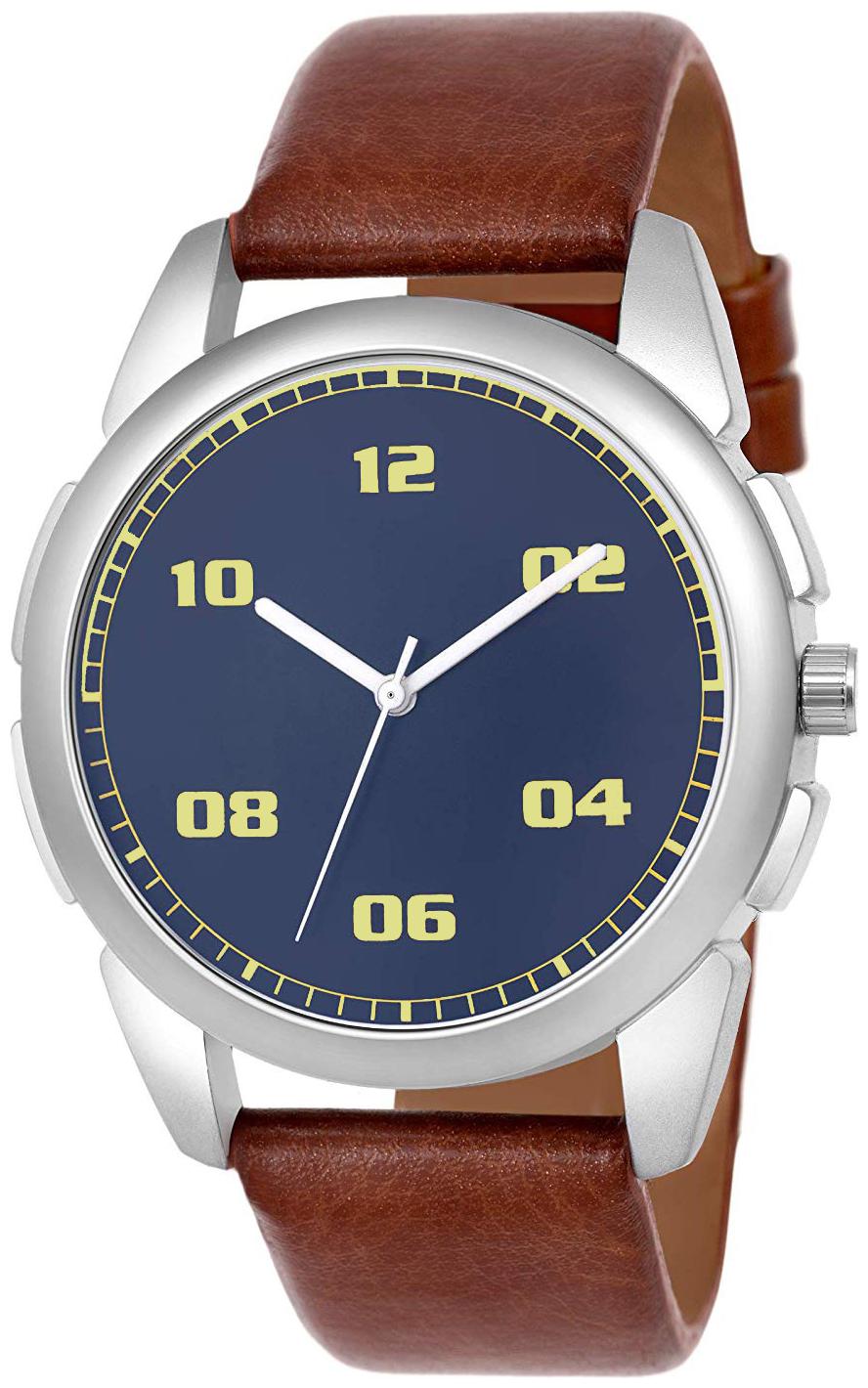

Amino K 418 Brown Leather Belt Round Dial Analog Quartz Watch
