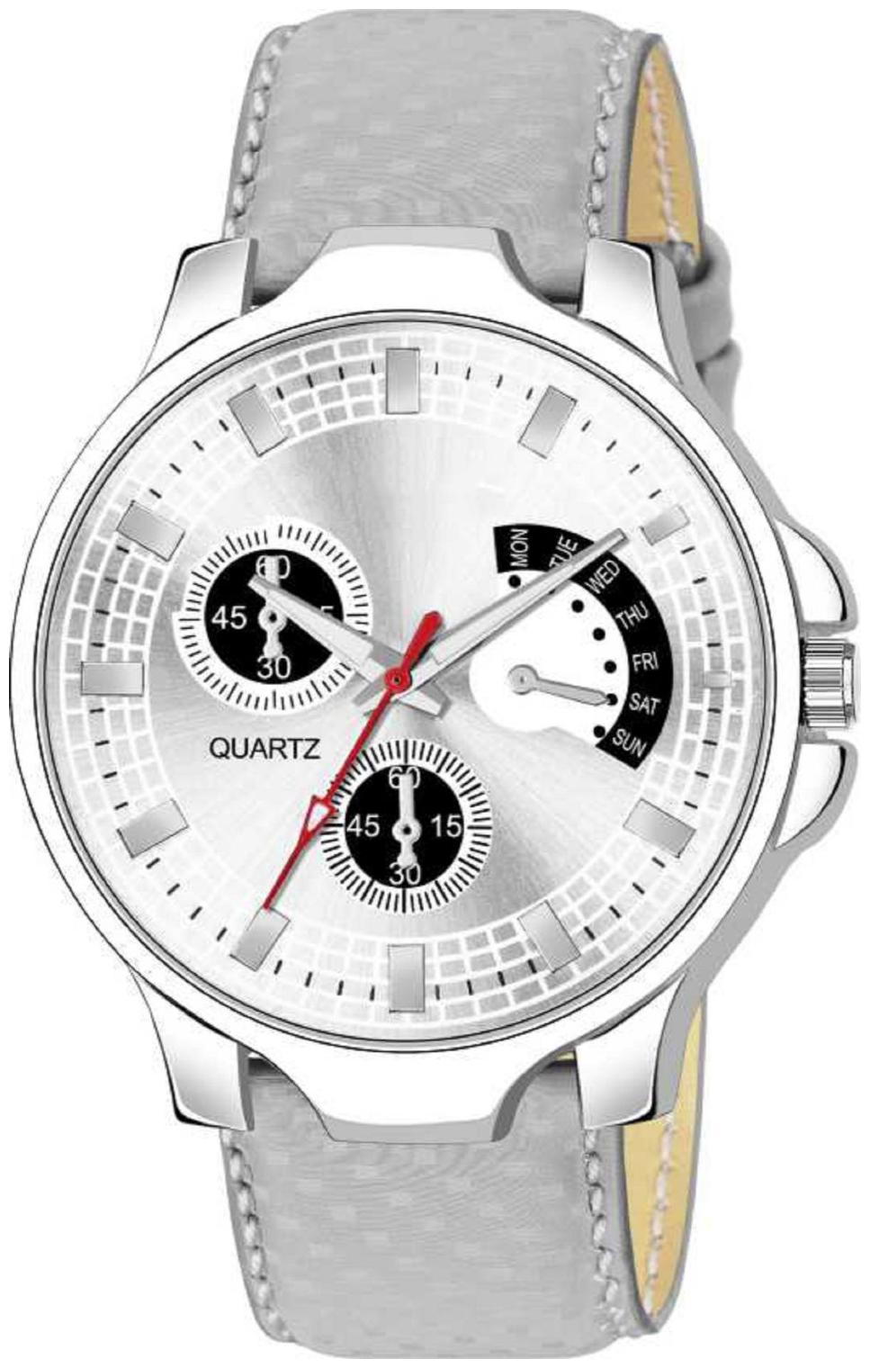 

Amino K 482 Leather Belt Round Dial Analog Quartz Watch