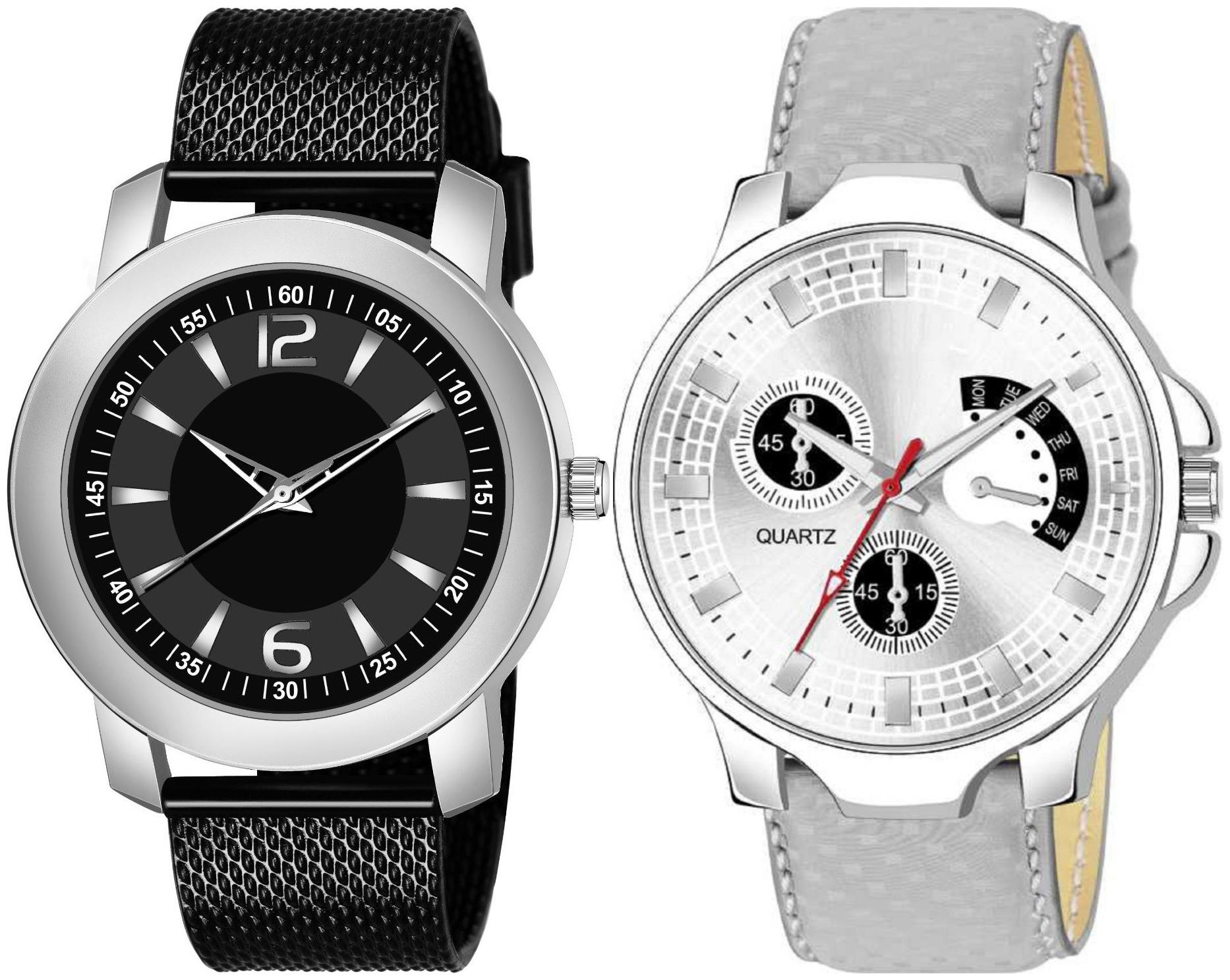 

Amino K 508 482 Analog Quartz Pack Of 2 Watch For Men And Boys