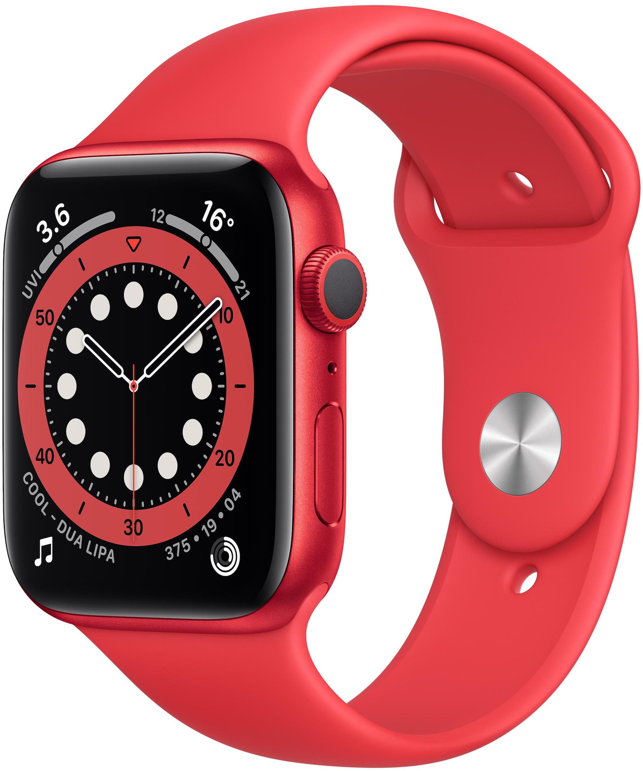 

Apple Watch Series 6 GPS 44mm Product(Red) Aluminium Case With Product(Red) Sport Band - Regular