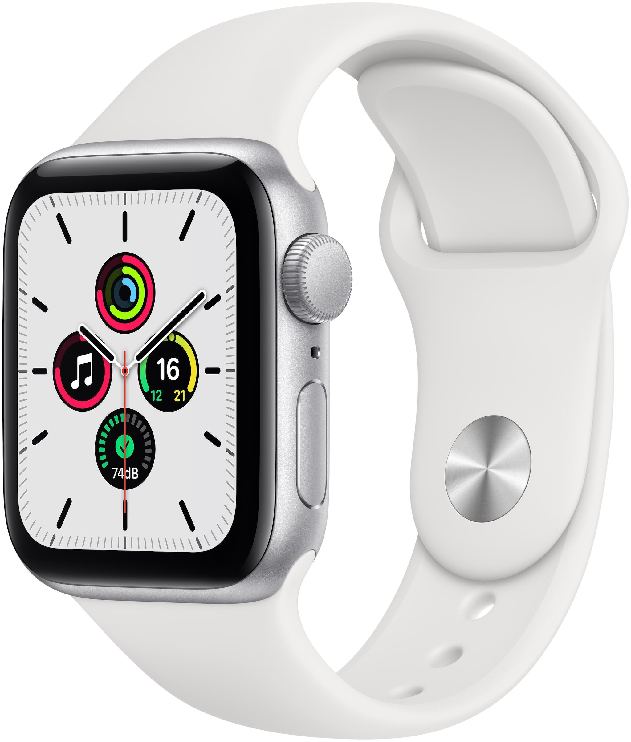

Apple Watch Se GPS 40mm Silver Aluminium Case With White Sport Band - Regular