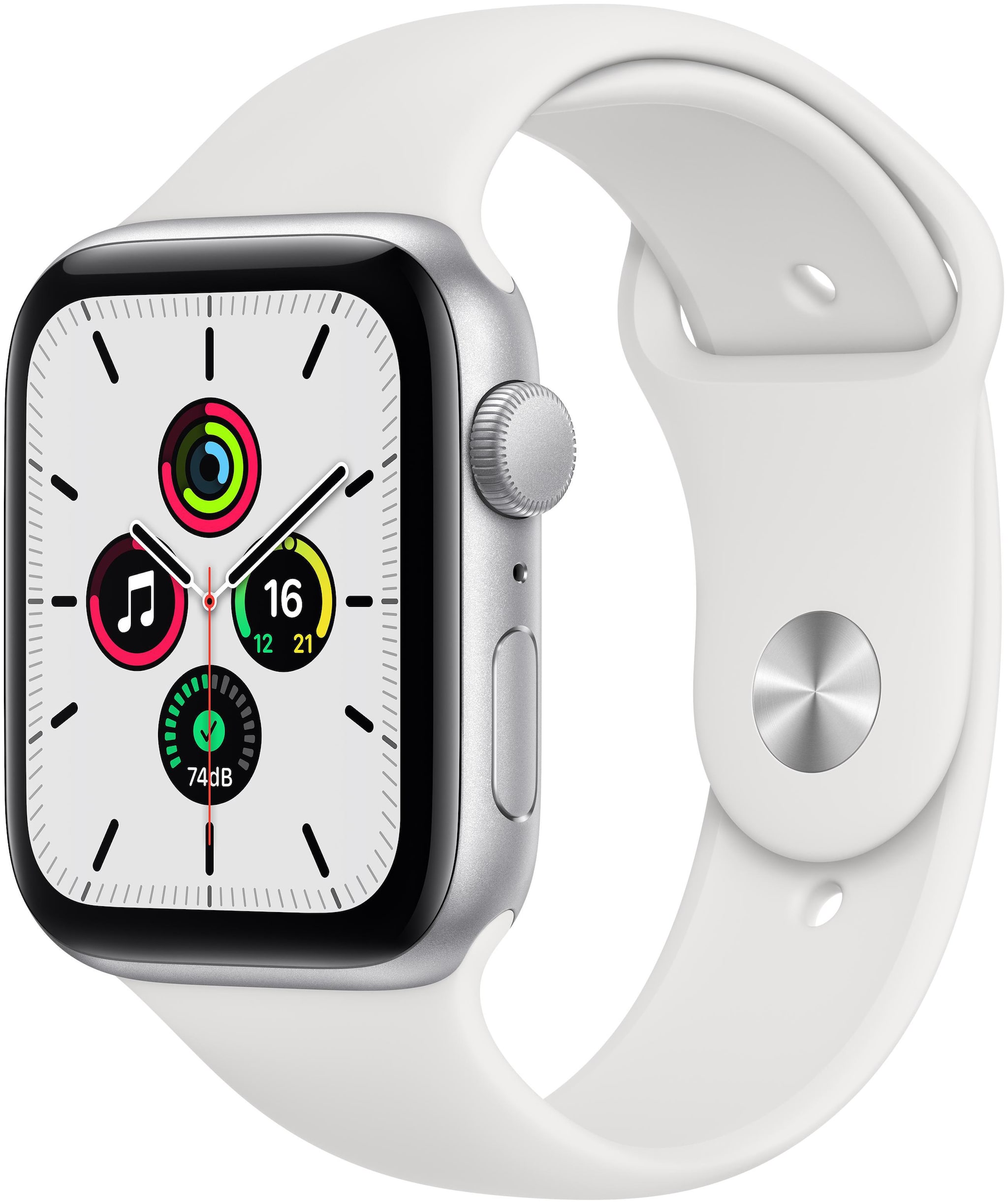 

Apple Watch Se GPS 44mm Silver Aluminium Case With White Sport Band - Regular