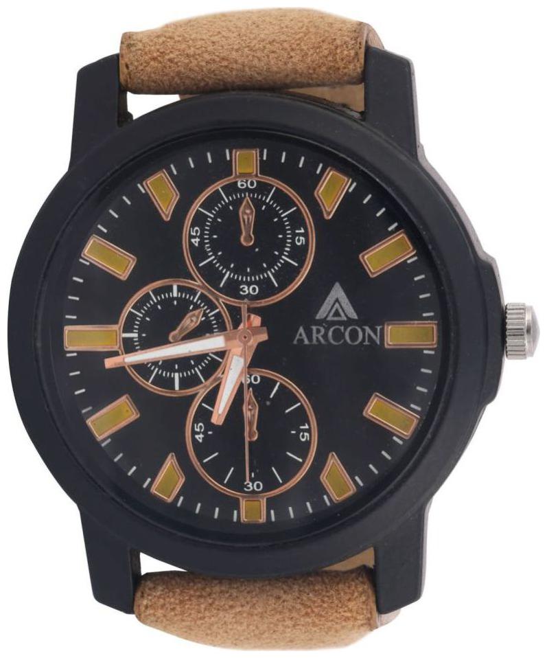 

Arcon Brand Black Dial Stylish Analog Watch for Mens and Womens