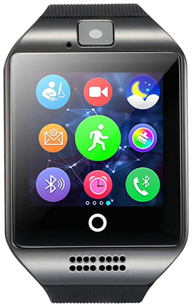 

Bastex Q18 Black Smartwatch Watchphone with bluetooth Compatible With Acer Liquid Jade Mobiles