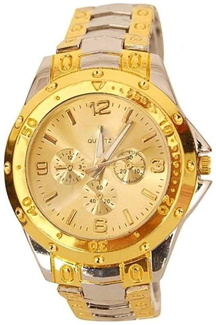 

BID Gold watch Latest Designer Good Looking Analog Watch For Men Pack Of - 1 R-Gold