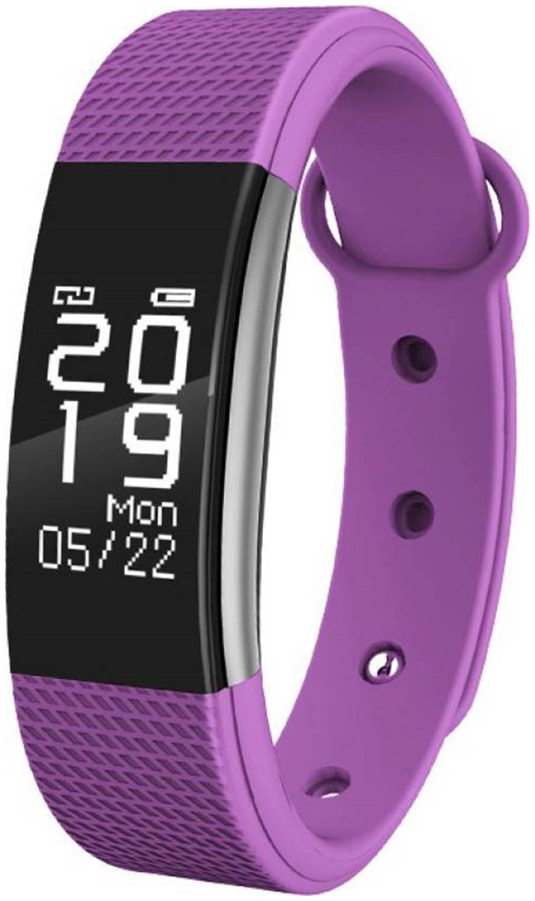 

Bingo F1 Purple Bluetooth Wireless WaterProof Activity Tracker With Heart Rate Monitoring Fitness Smart Band