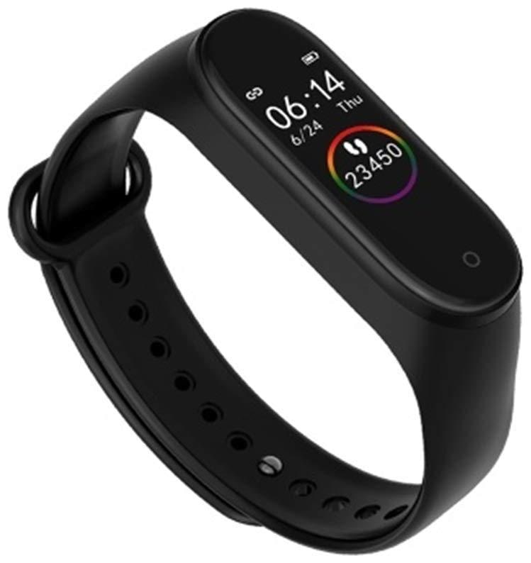 

btc 463MB MIM4 Fitness band compatiable with all Smart phones Heart rate band Health Watch Calories Tracker Band