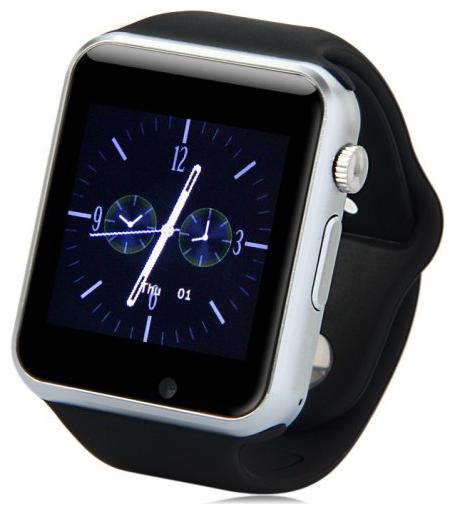

BTK Trade A1 Bluetooth Smart Watch with Camera and Sim Card Support and Fitness Band Feature Compitable with All Smart Phones (Black Silver)