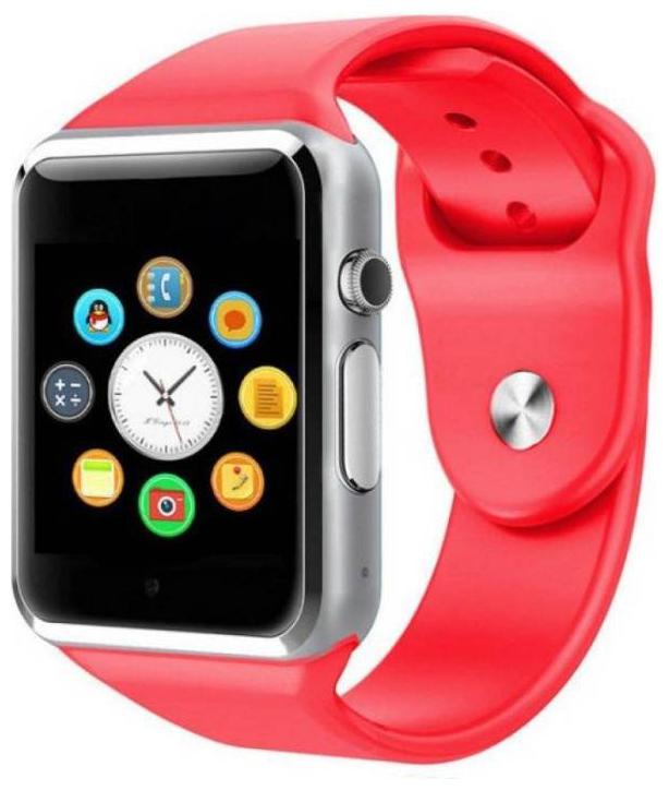 

Btk Trade A1-Sw Bluetooth Smart Watch With Camera And Sim Card Support And Fitness Band Feature Compitable With All Smart Phones (Red)