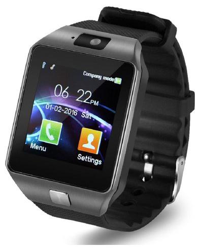 

BTK Trade DZ09-SW Smart Watch with Camera Touch Screen Sim Card SD Card Support for Smartphones (Black)