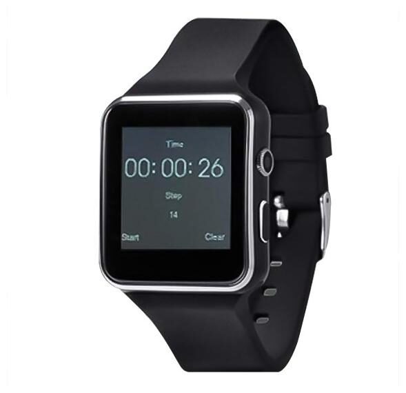 

BTK Trade X6-SW Smart Watch with Camera Touch Screen Sim Card SD Card Support for Smartphones (Black)