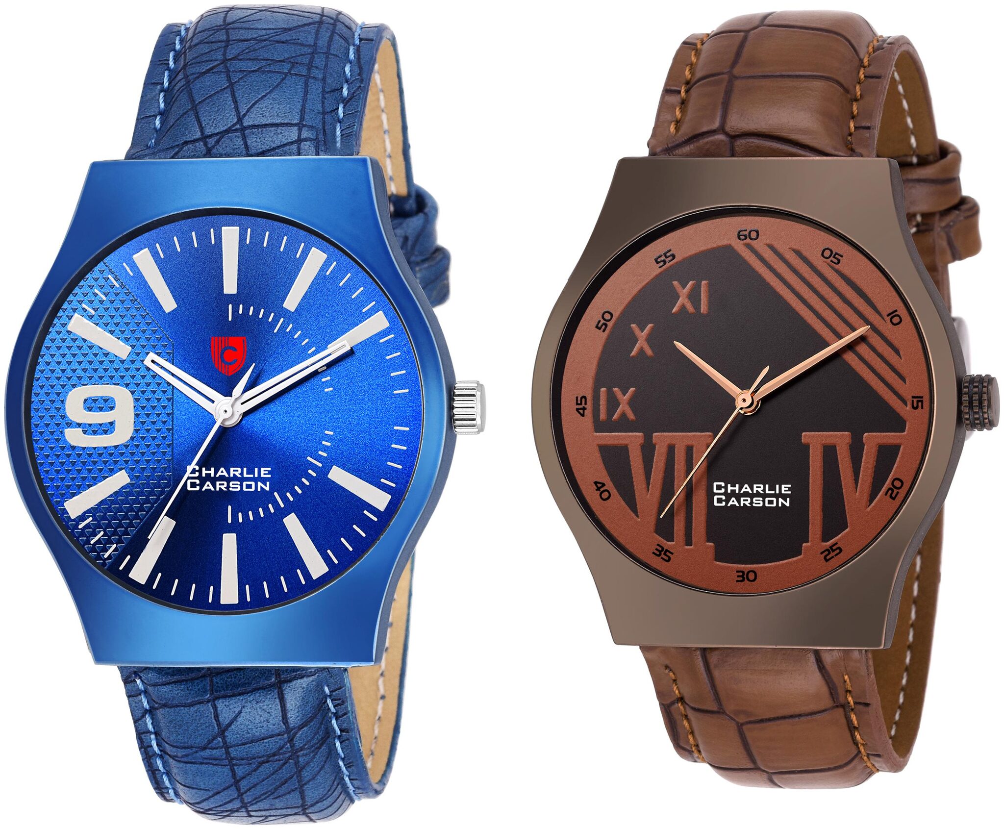 

Charlie Carson new combo set of 2 analog watch for men-CC221MMC