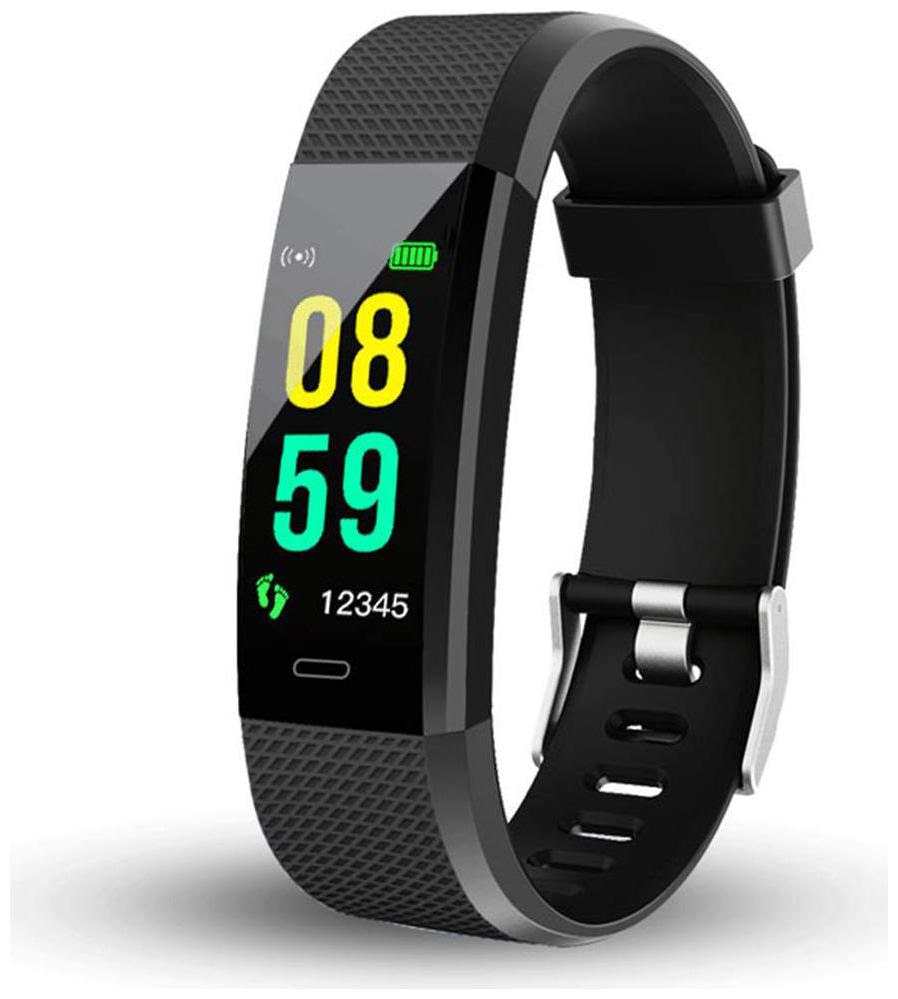 

TSV Black Fitness Band Trackers Bt 5 0 Bluetooth Fitness Band