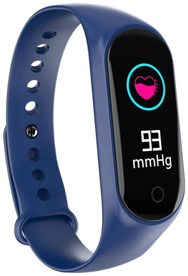 

TSV M4 Smart Bracelet Color Screen Fitness Tracker Blood Pressure Heart Rate Monitor Smart Band Wearable Smart Bracelet Sleep Monitor Step Counter
