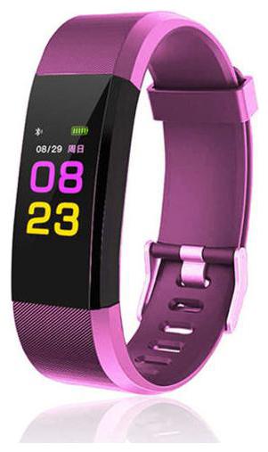

TSV Smart Bluetooth Fitness Band Smart Watch Tracker with Heart Rate Sensor Activity Tracker Waterproof Body Functions Like Steps and Calorie Counter Blood Pressure OLED Touchscreen For Unisex