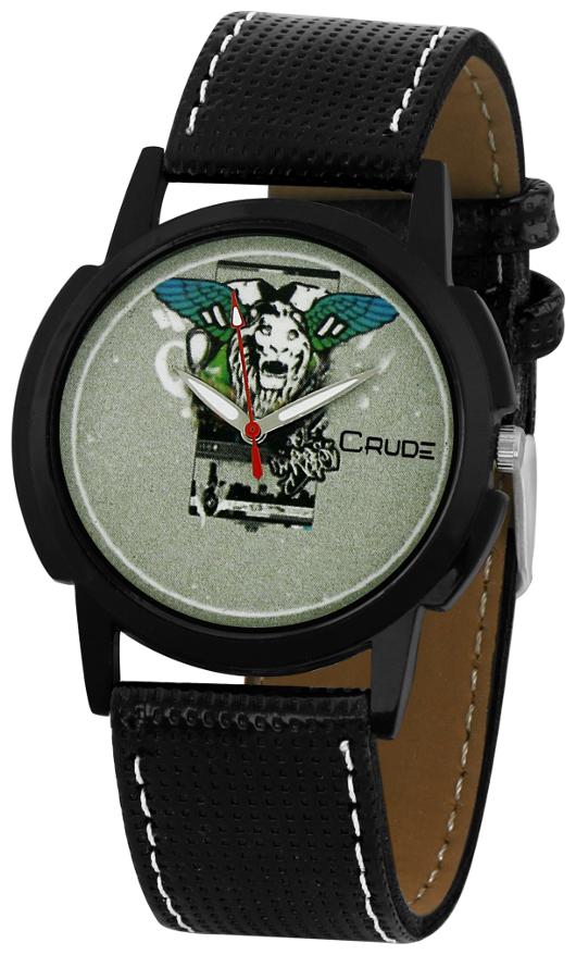 

Crude Analog Watch-rg450 With Synthetic Leather Strap For men s And Boys