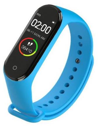 

Crystal Digital M5 Band Heart Rate Monitor OLED Display Waterproof Sports Health Activity Fitness Smartband Bracelet (Blue)