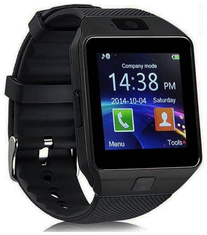 

CRYSTAL DIGITAL DZ09-BLUETOOTH phone Smartwatch (Black)